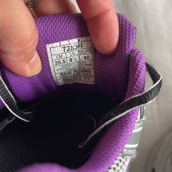 ASICS GEL-Venture 3 Trail Running Shoes Gray/Purple ,Size 8.5 - Picture 5 of 8